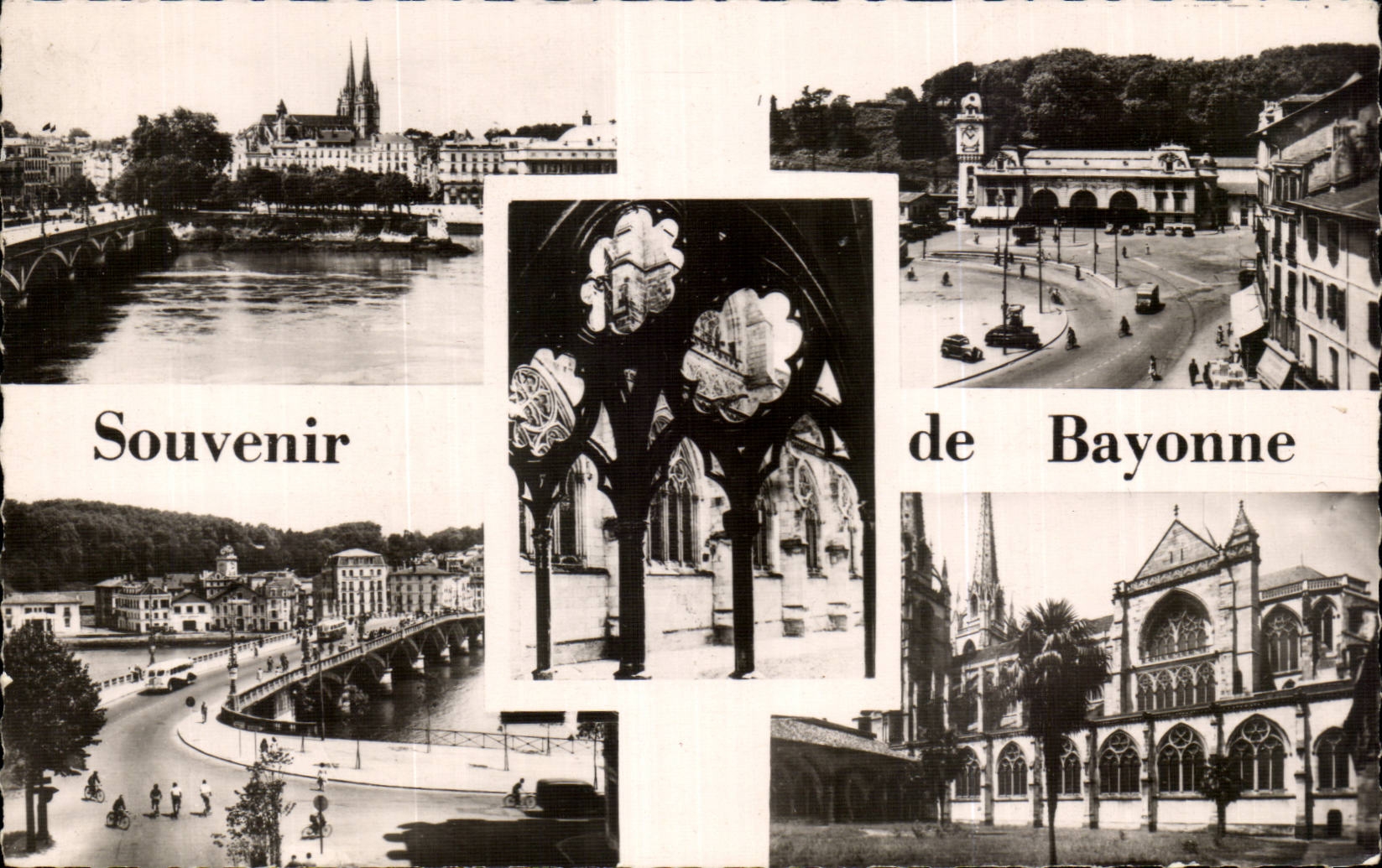 MODERN CARD Souvenir of Bayonne