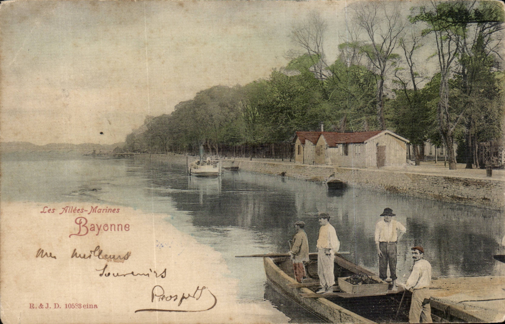 CPA Bayonne marine alleys