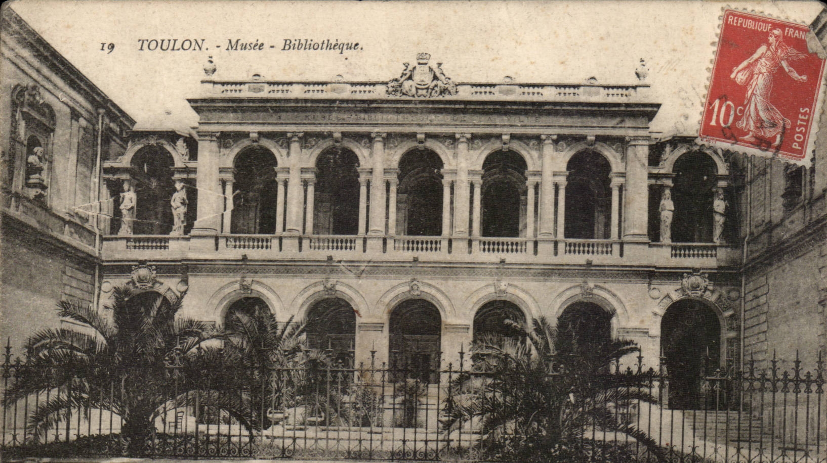 CPA Toulon museum Library Library