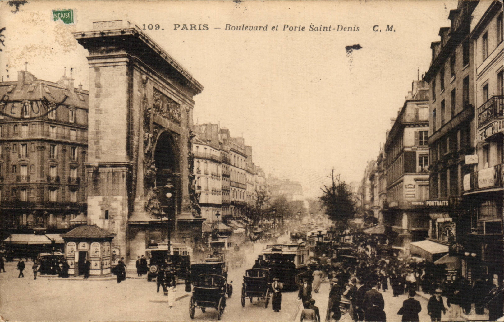 Prachtstrasse Paris-CPA und tragt Saint Denis