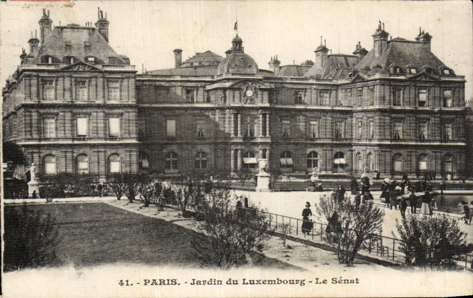 Paris CPA Garden of Luxembourg Senate