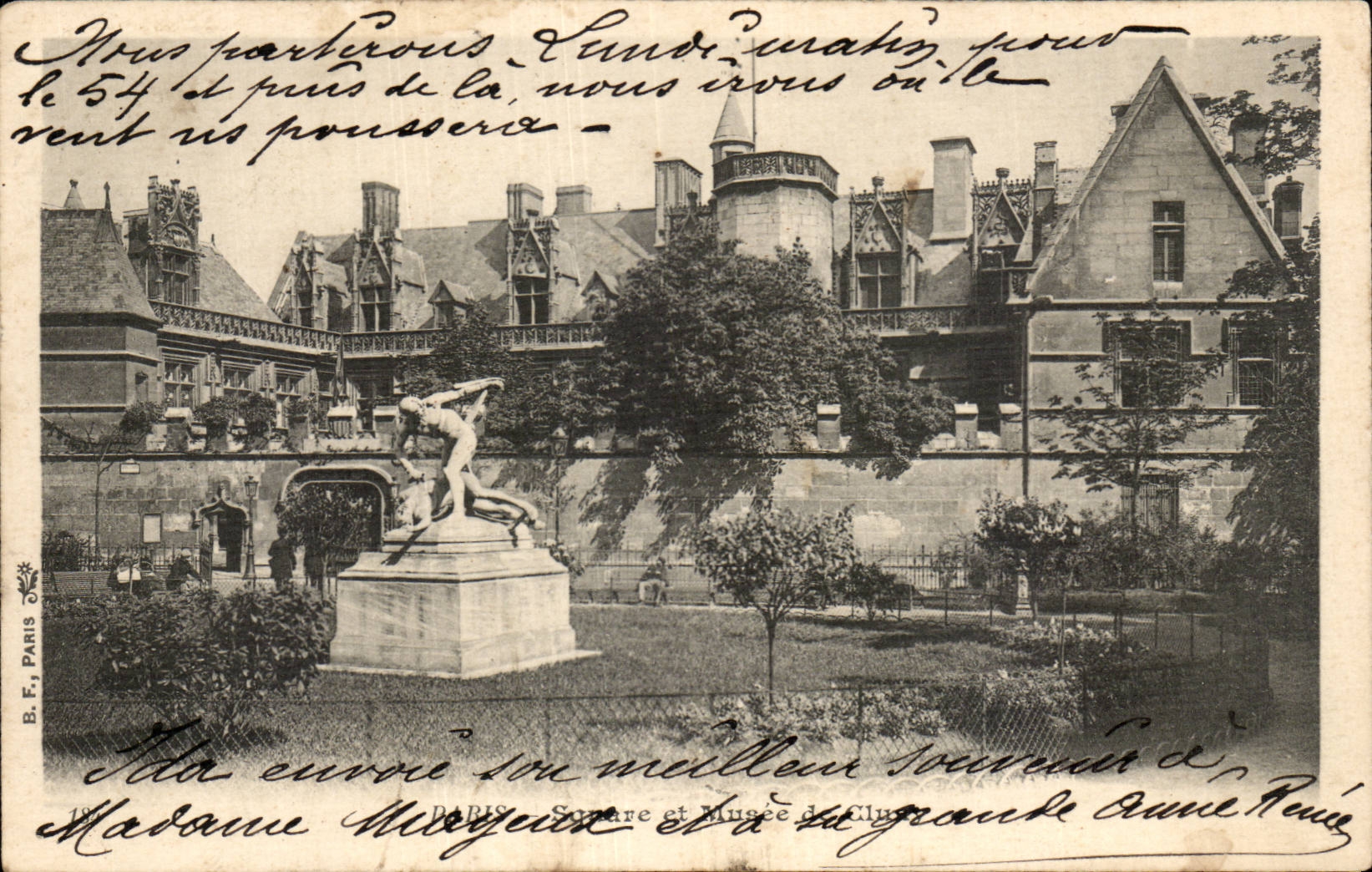 Paris CPA Museum D ecluny Public garden