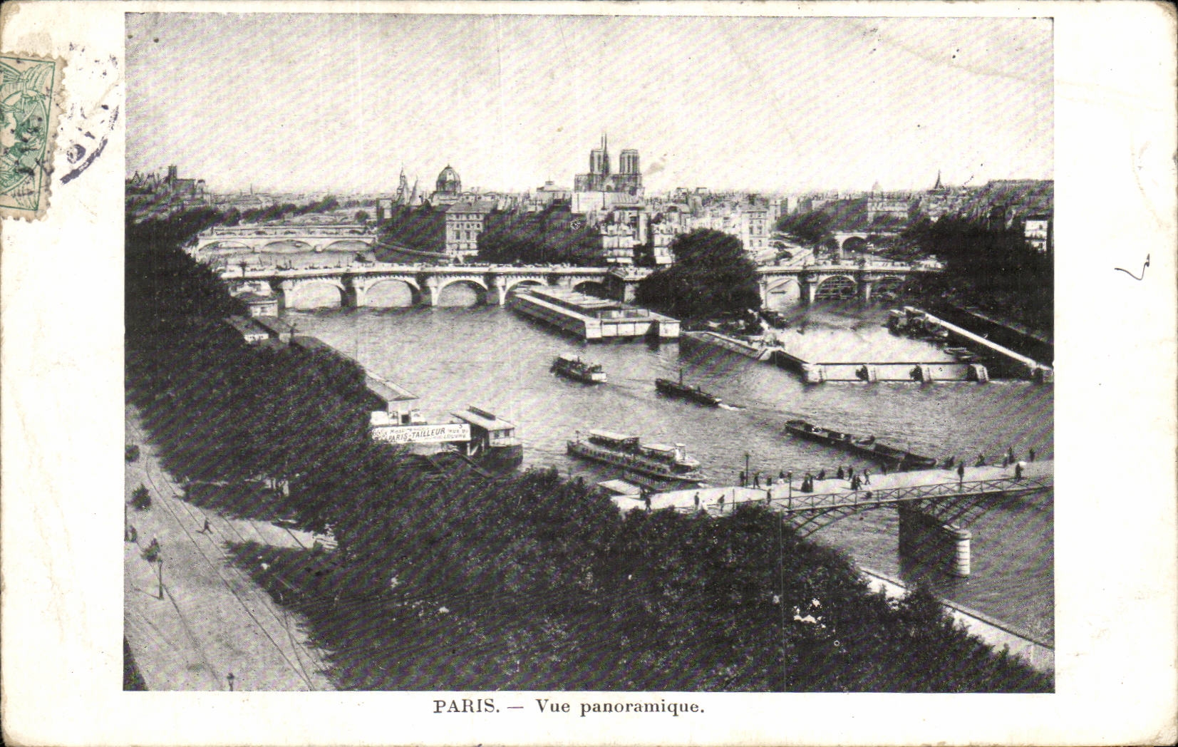 Paris CPA Vue panoramique