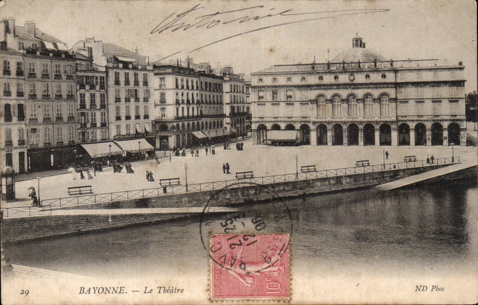 Bayonne CPA the theater