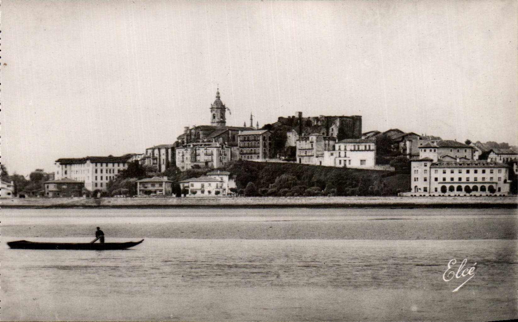 Fontarabie MODERN CARD Bidassoa Seen of Hendaye