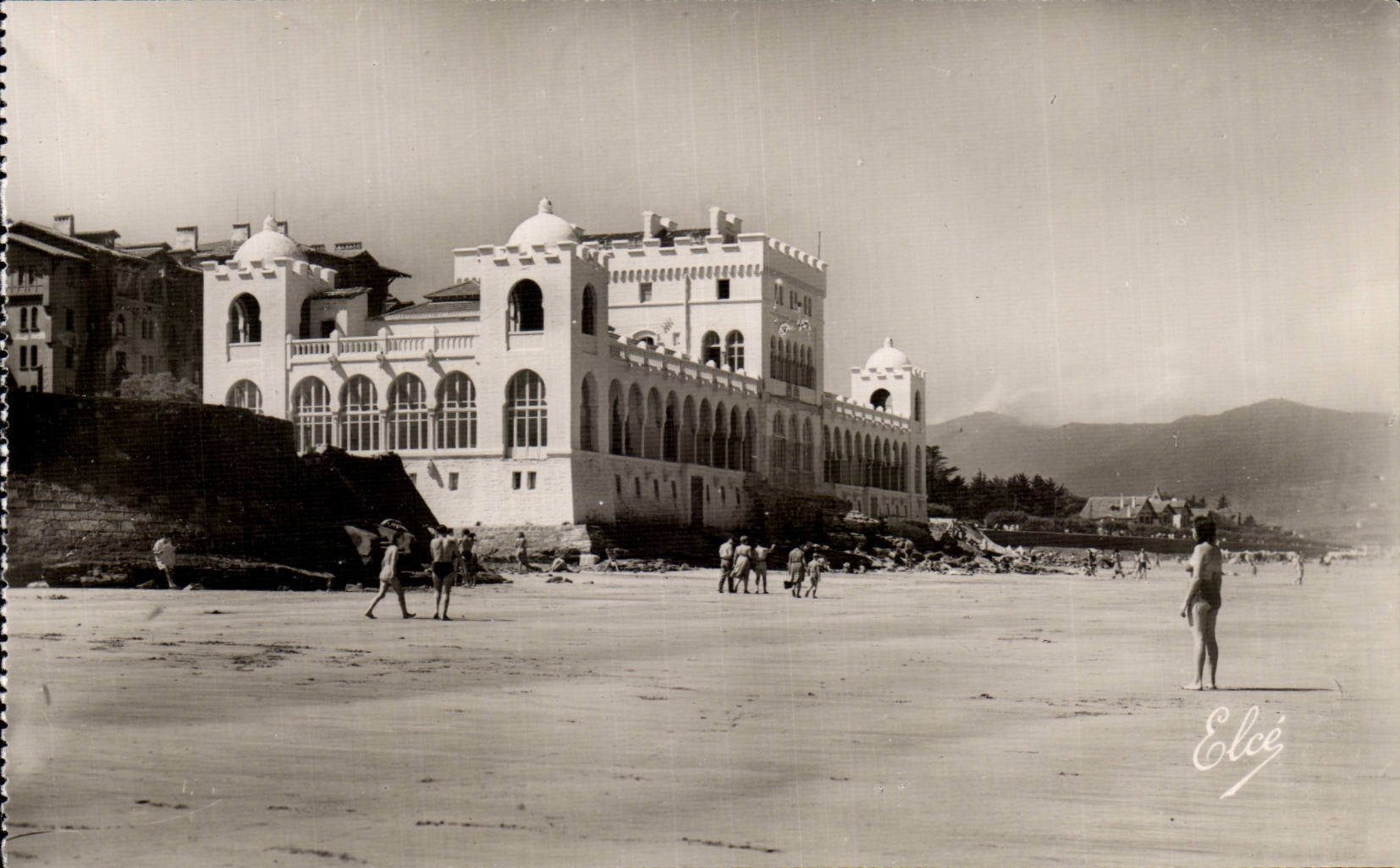 Hendaye MODERN CARD the casino on the beach