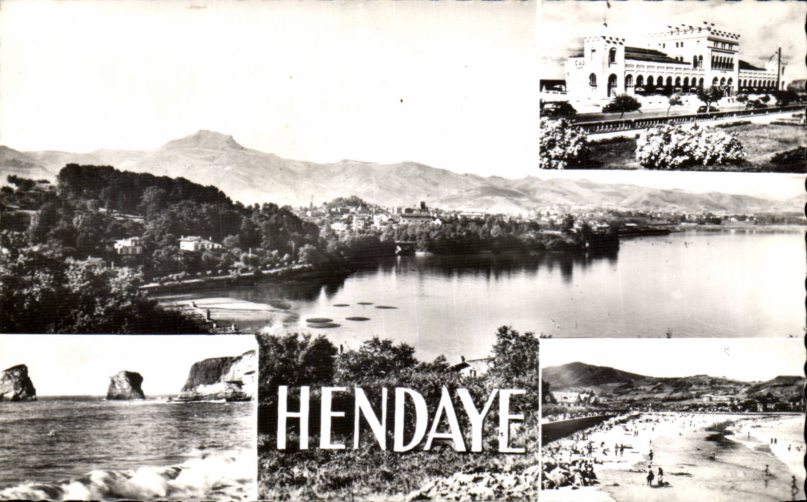 Hendaye MODERN CARD Free Spanish Border