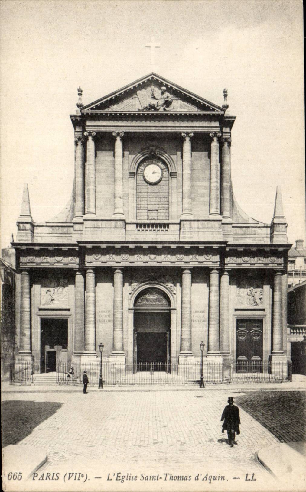 Paris CPA Church Saint Thomas d' Aquin