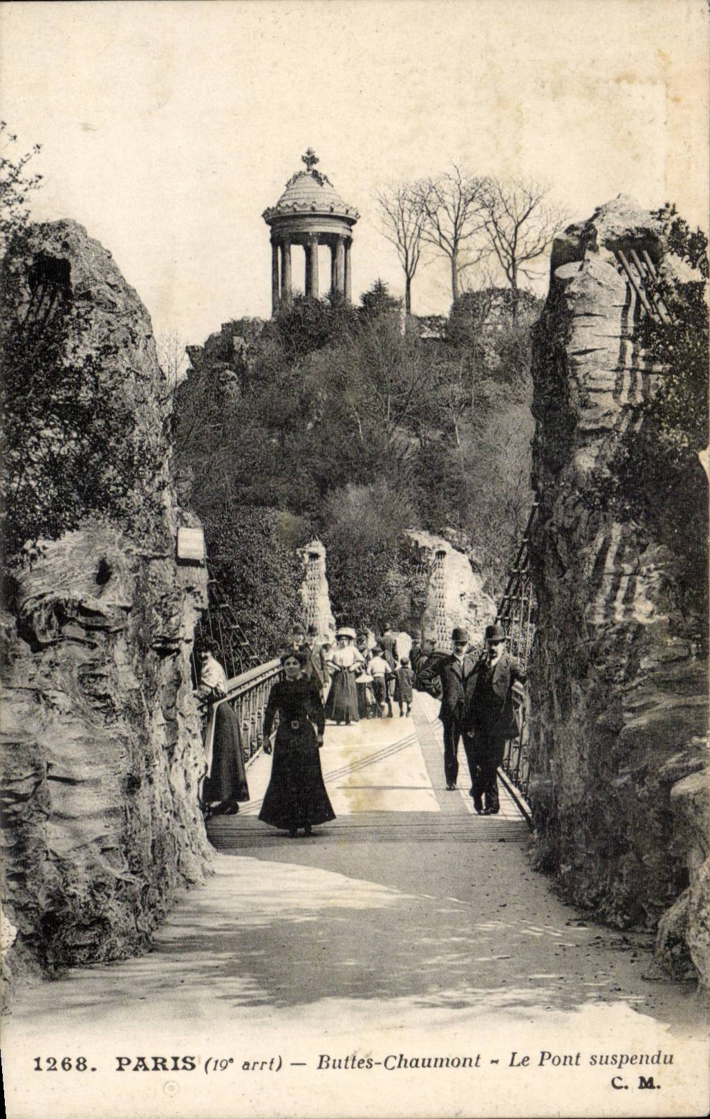 ParisCPA Chaumont Hillocks die verschobene Brucke