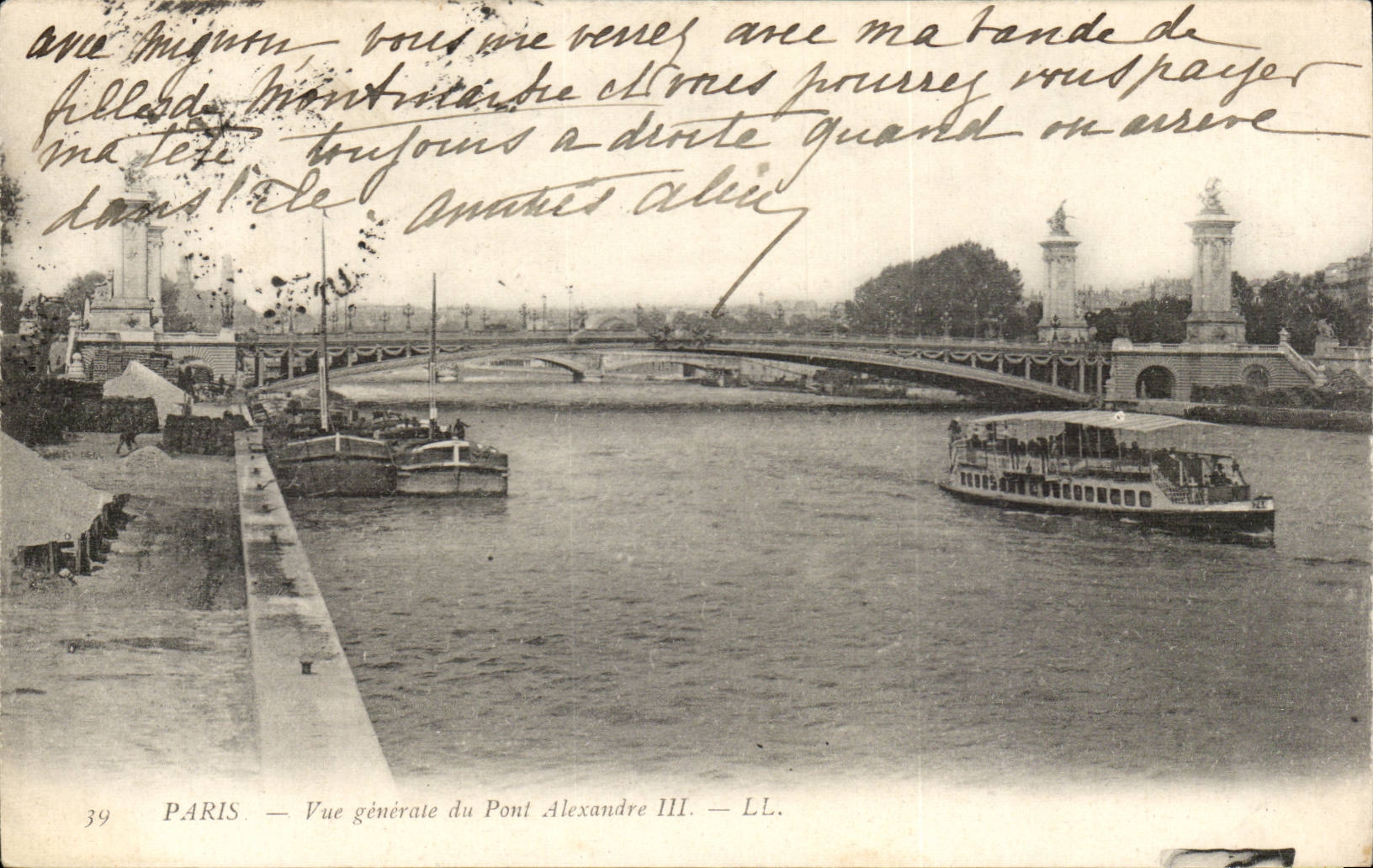 Ansicht Paris-CPA der Brucke Alexandre III