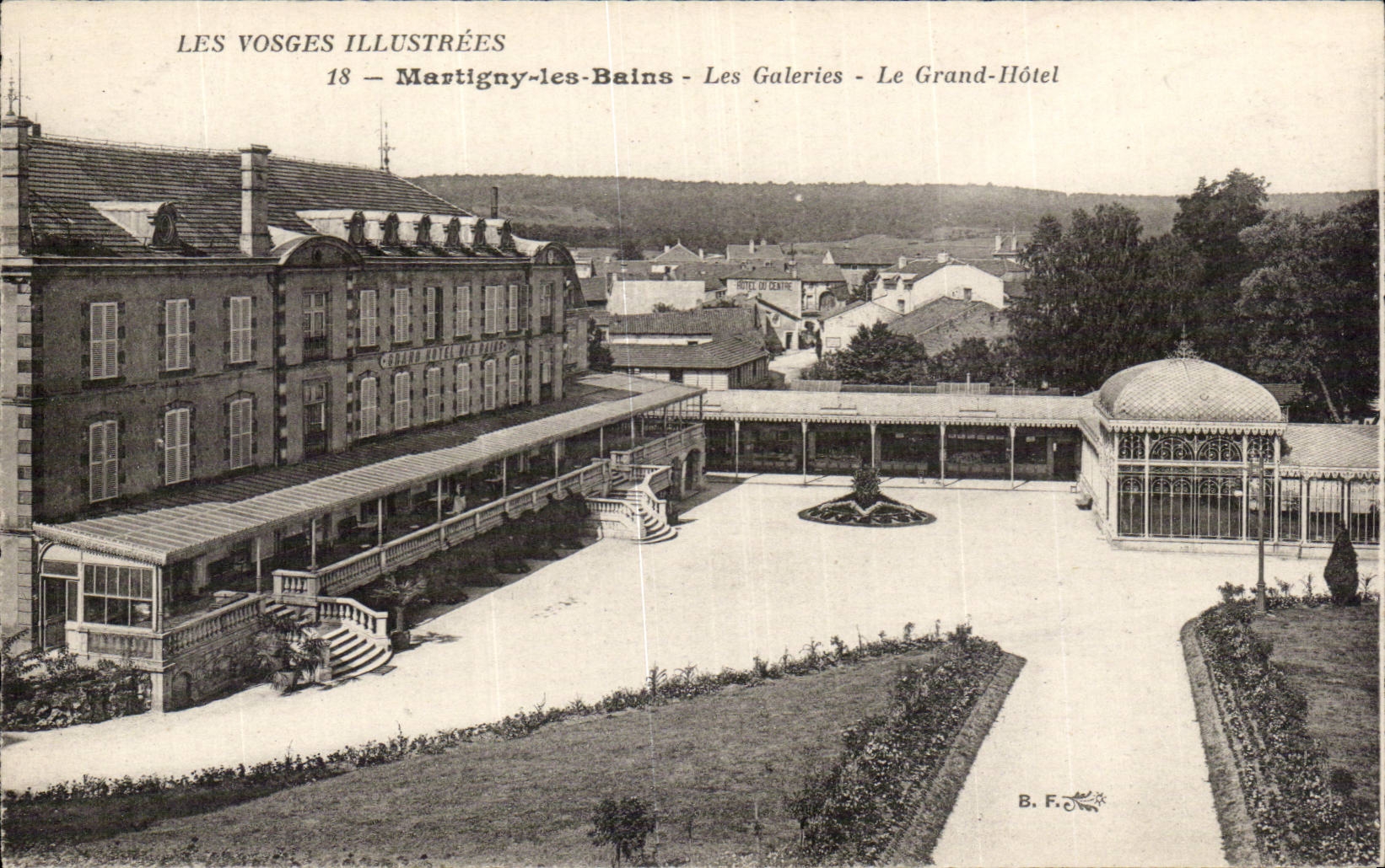 Martigny les Bains CPA galleries the large hotel