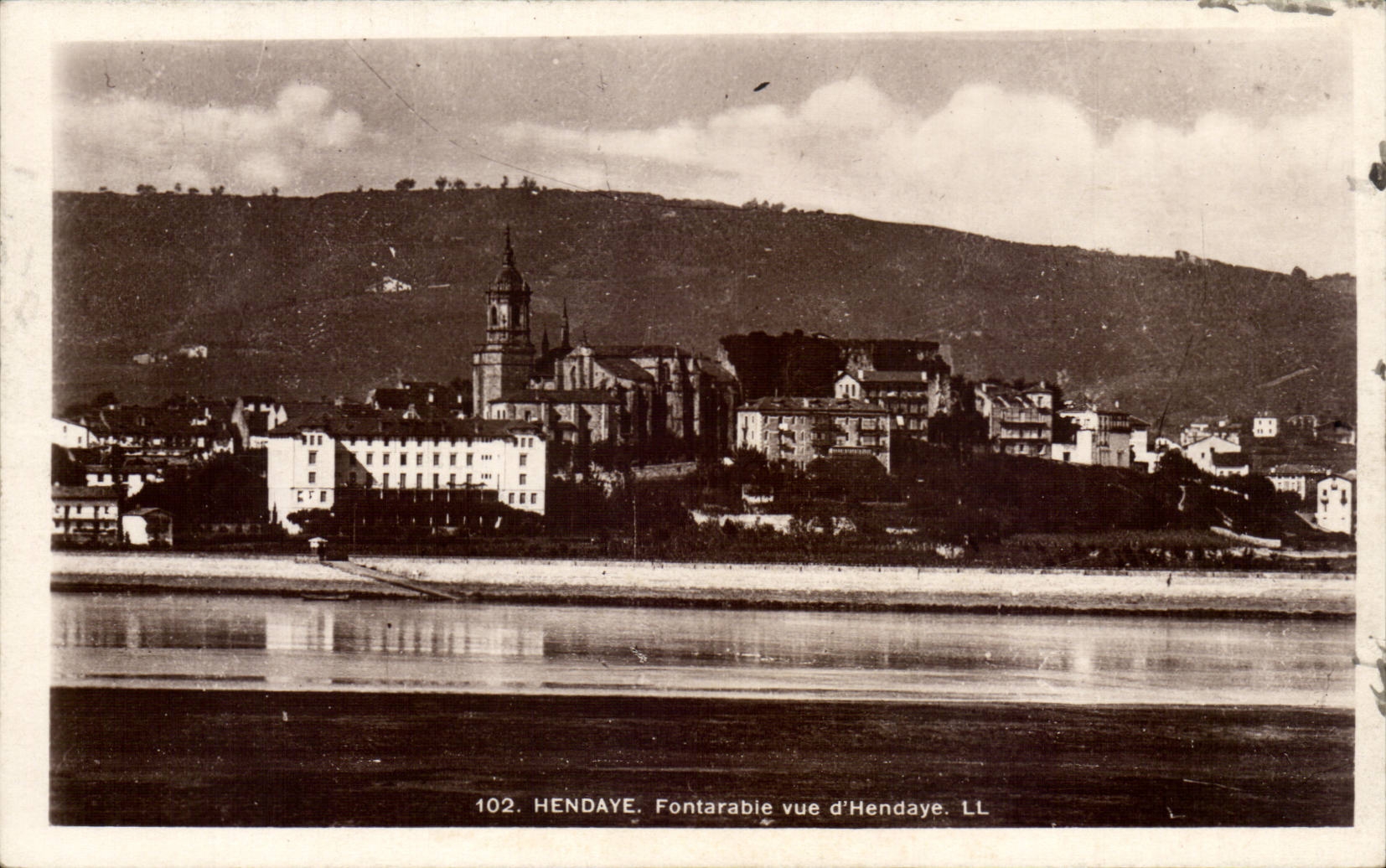 Hendaye CPA Fontarabie seen of Hendaye
