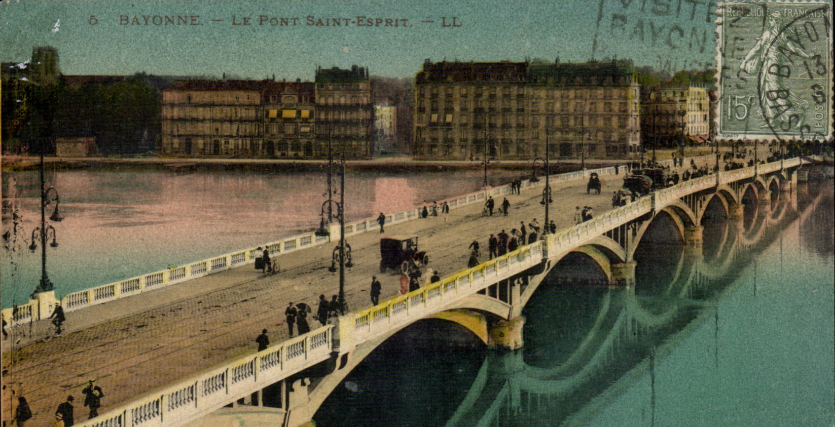 Bayonne CPA the bridge Saint Spirit