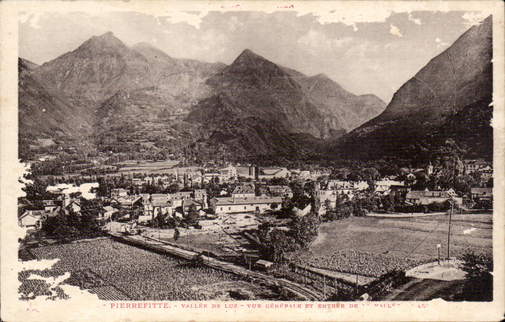 Pierrefitte CPA Valley of Luz View