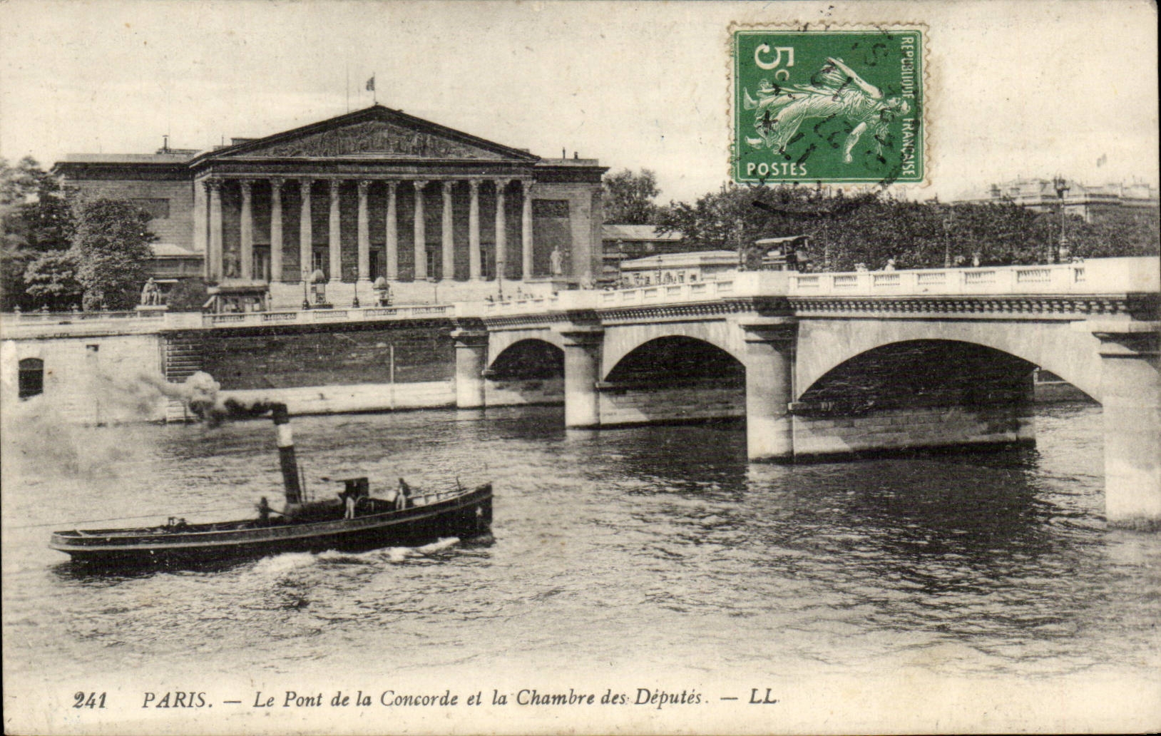 CPA Paris Bridge of the Harmony and the House of Commons