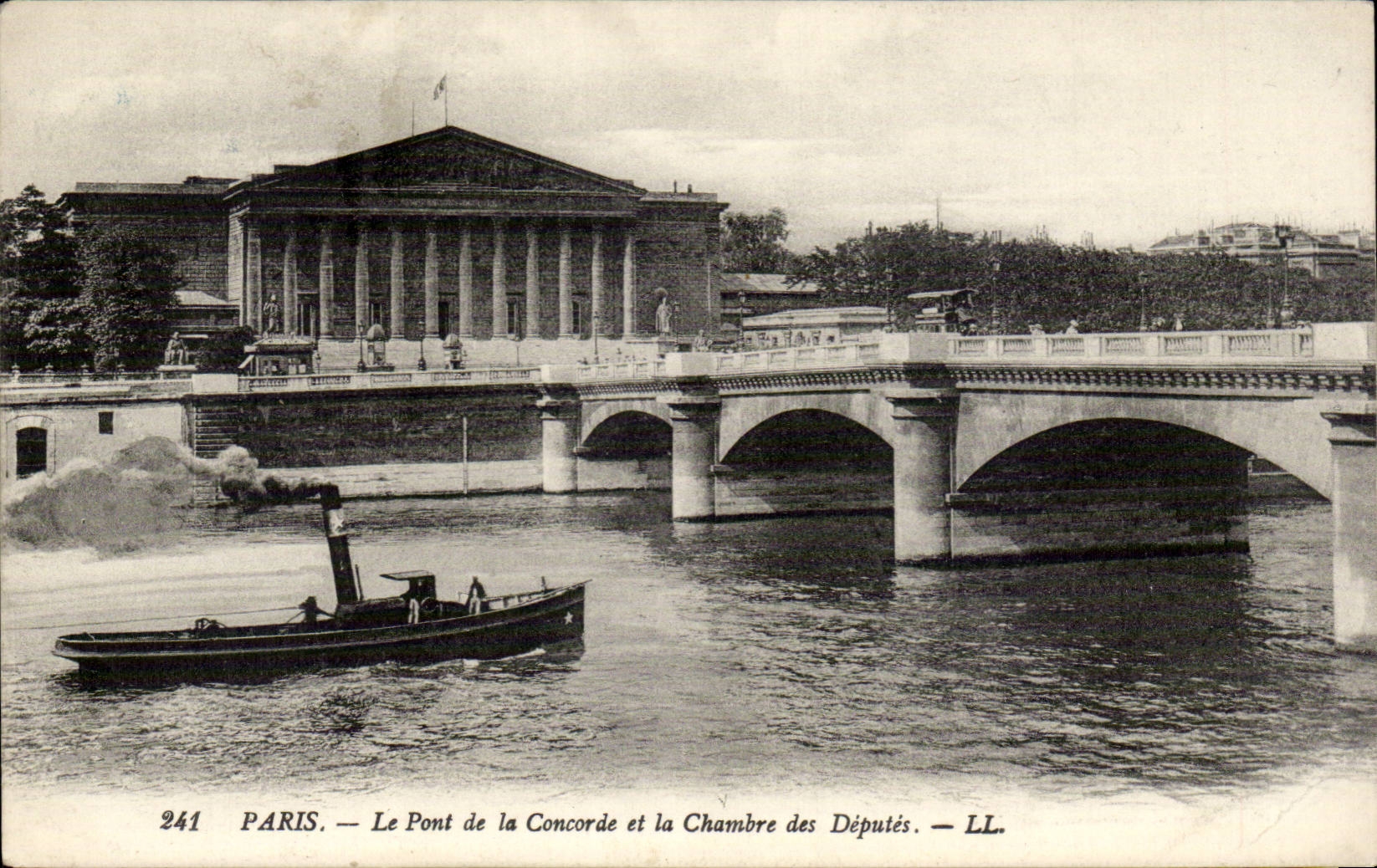 CPA Paris Bridge of the Harmony and the House of Commons