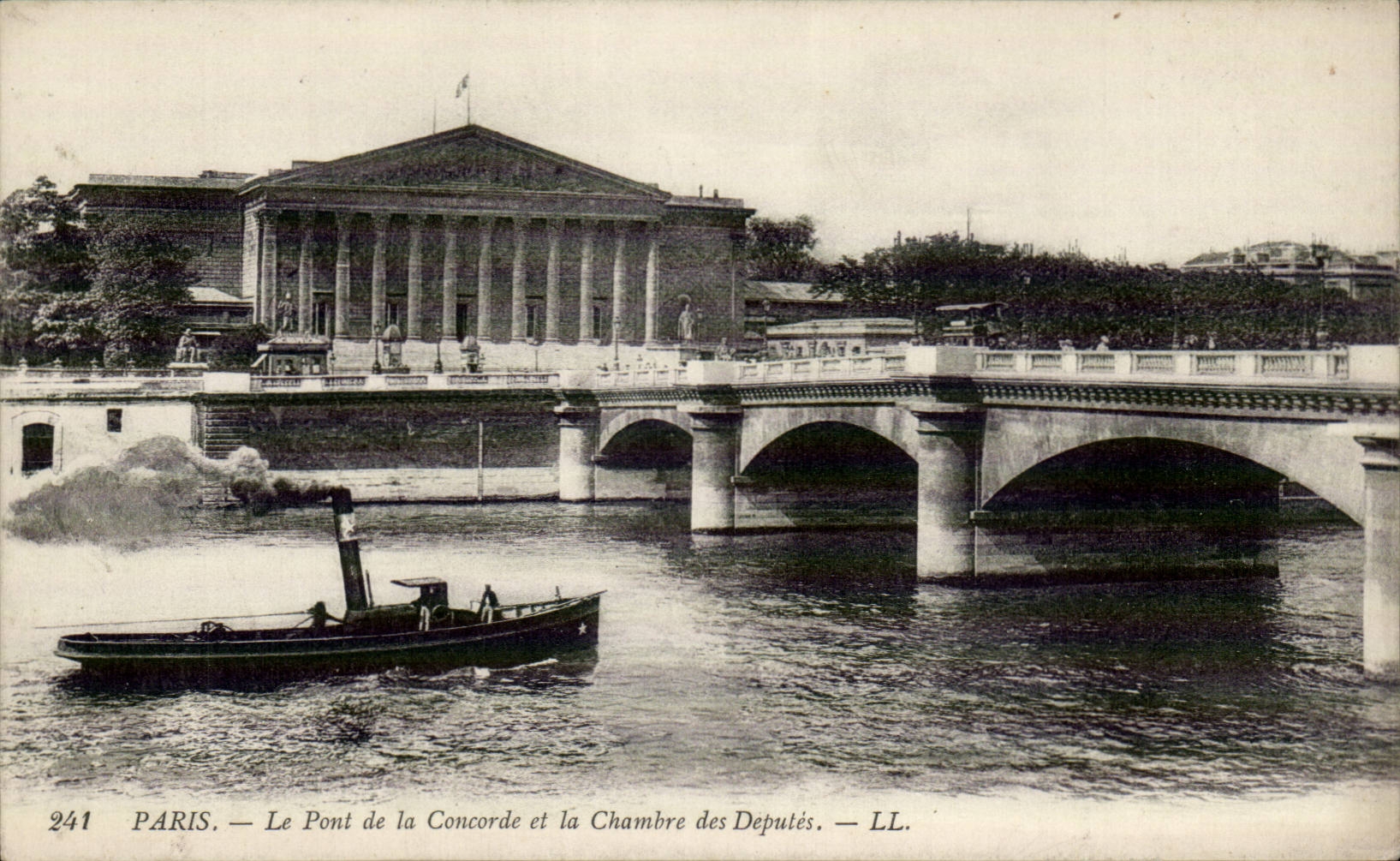 CPA Paris Bridge of the Harmony and the House of Commons