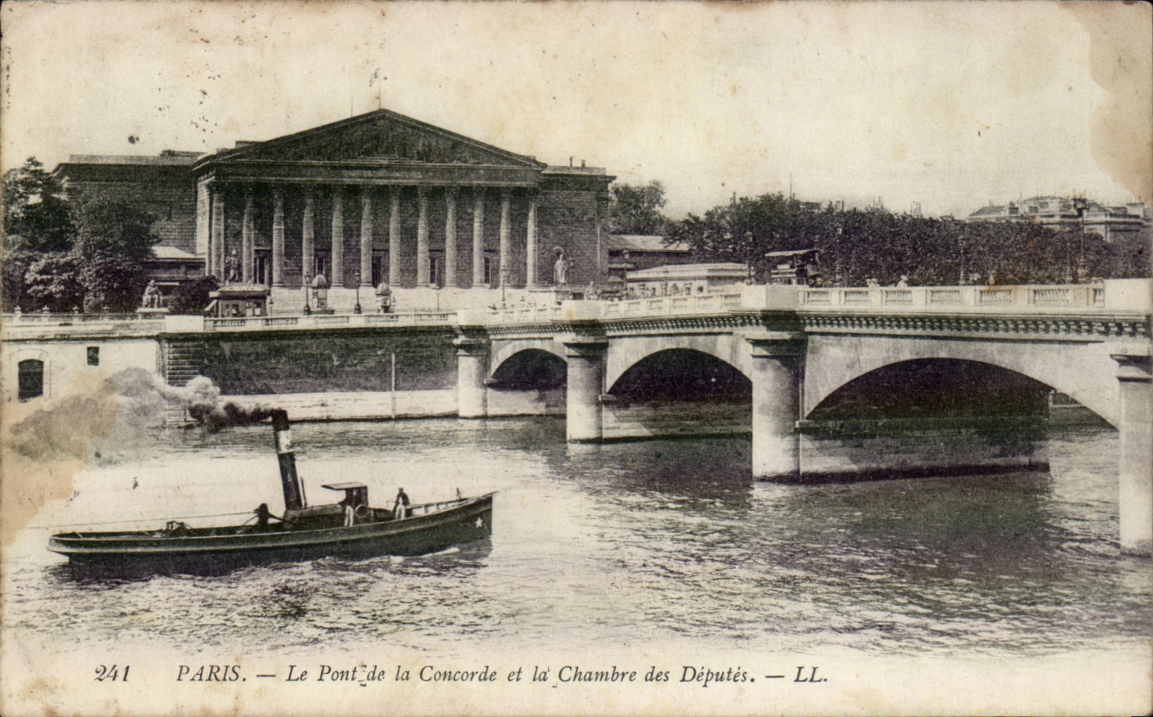 CPA Paris Bridge of the Harmony and the House of Commons