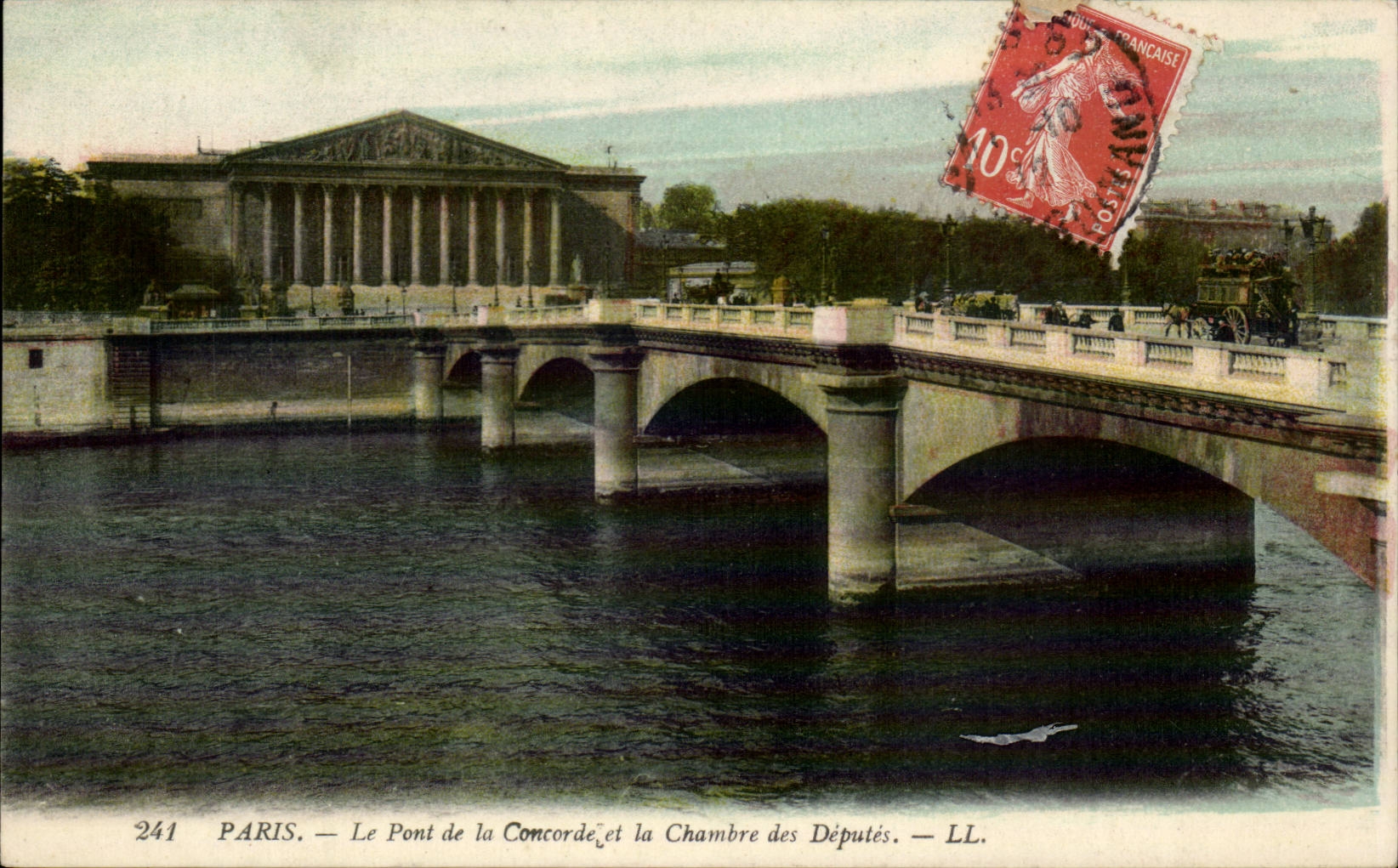 CPA Paris Bridge of the Harmony and the House of Commons