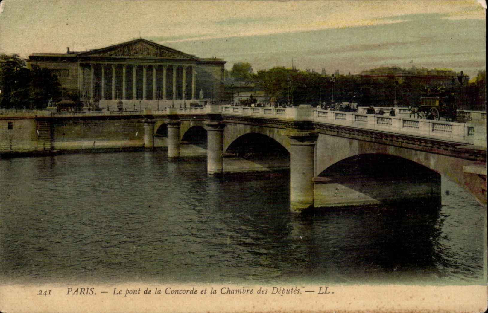 CPA Paris Bridge of the Harmony and the House of Commons