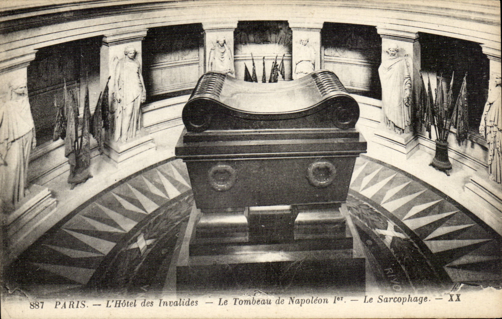 CPA Paris Hotel of Invalides the Tomb of Napoleon the 1st sarcophagus