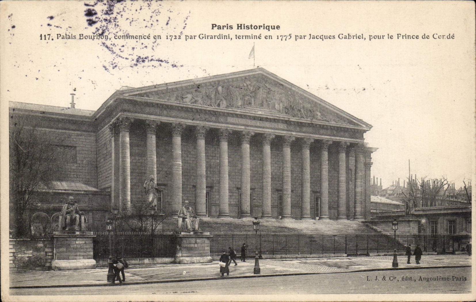 CPA Paris Palais Bourbon House of Commons