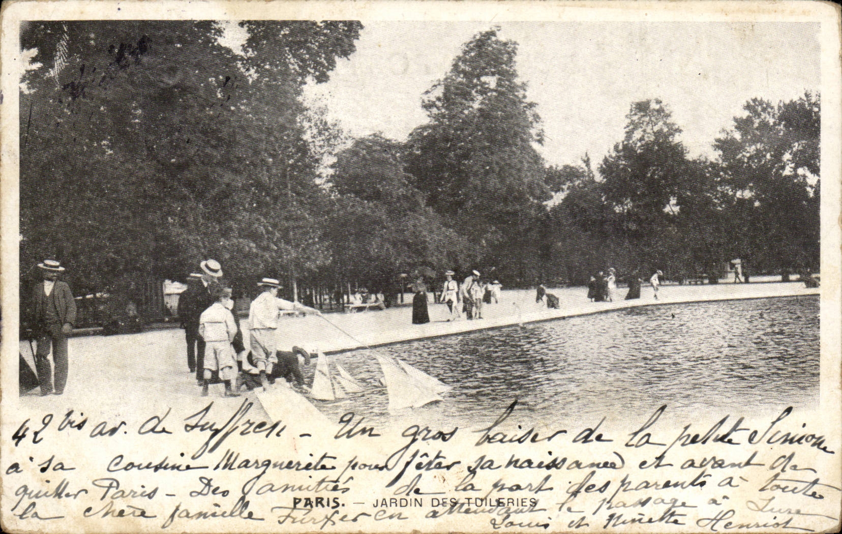 CPA Paris Jardin des Tuileries Enfants
