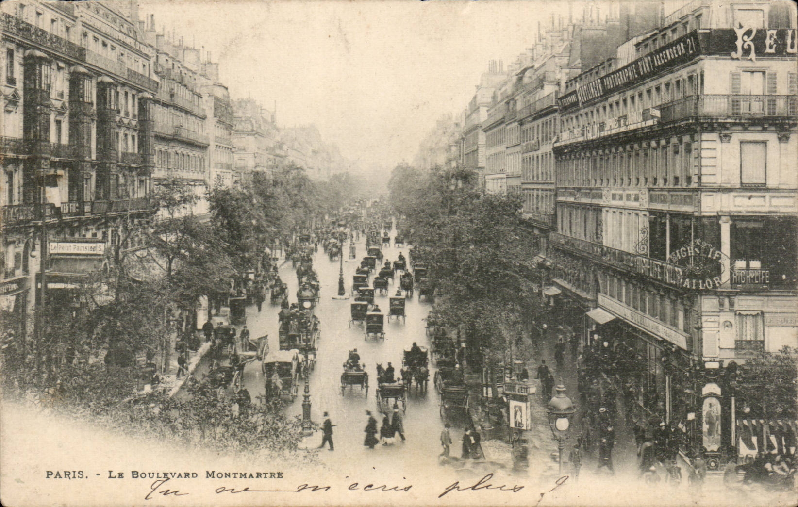 CPA Paris Boulevard Montmartre