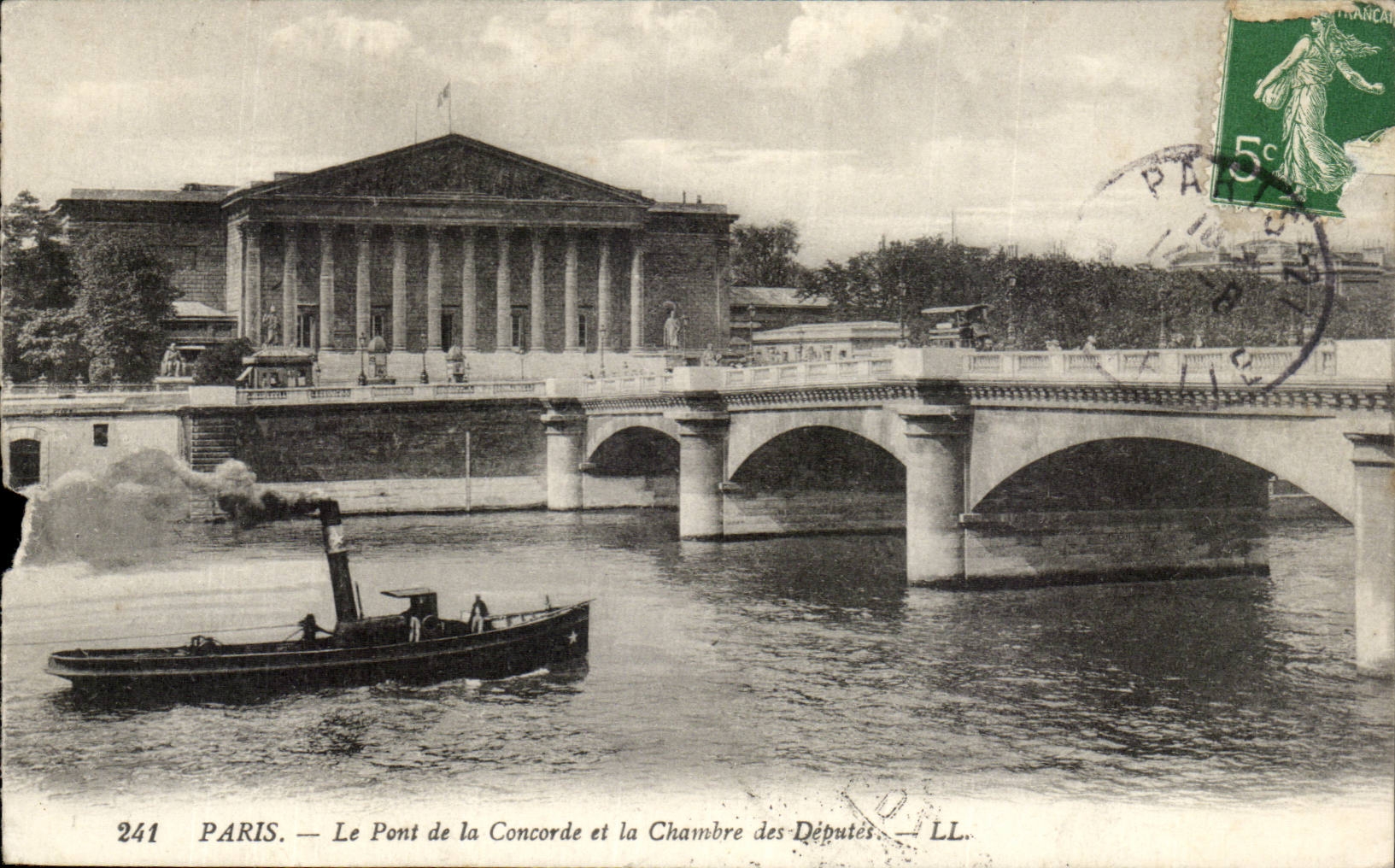 CPA Paris the bridge of the Harmony and the House of Commons