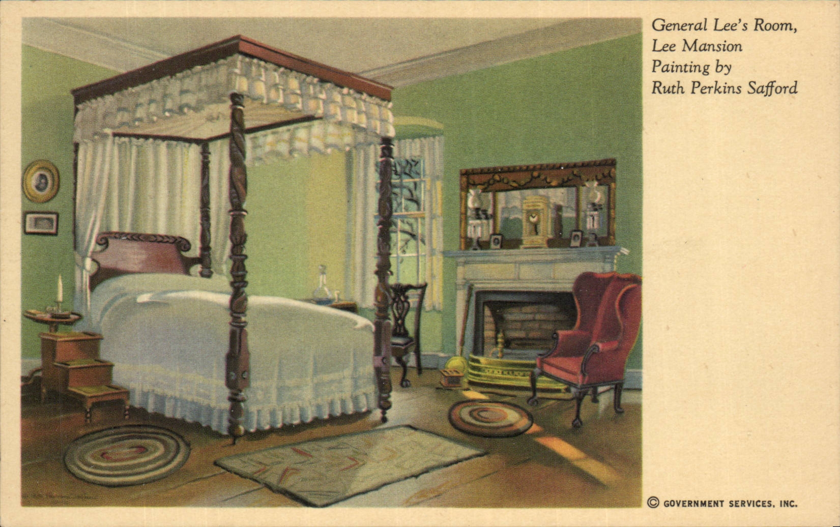 CPA General lee's room Ruth Perkins Safford