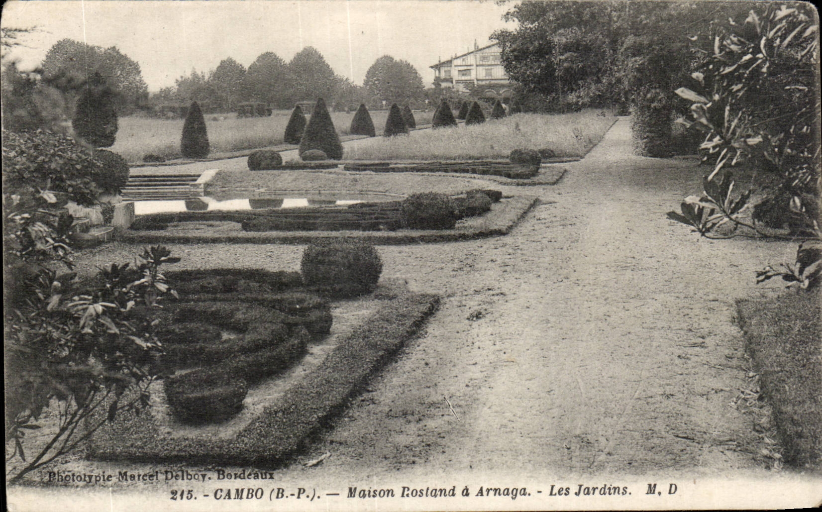 CPA Cambo Maison Rostand has Arnaga the gardens