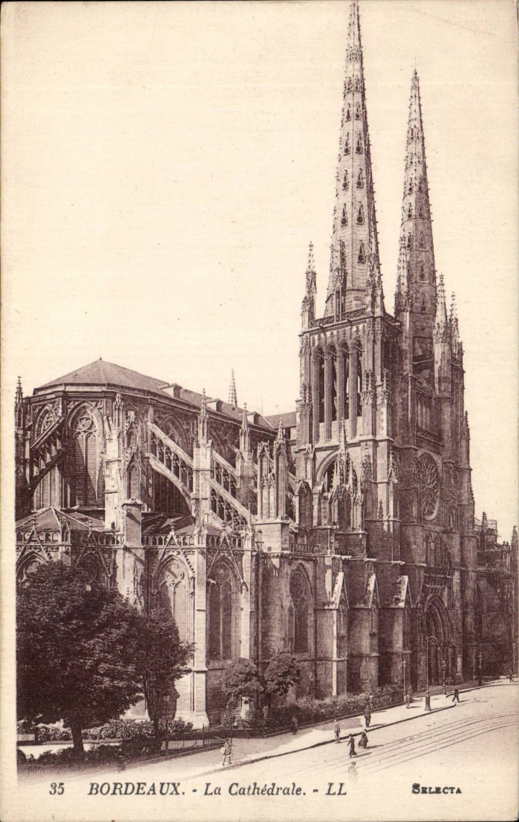 CPA Bordeaux the cathedral