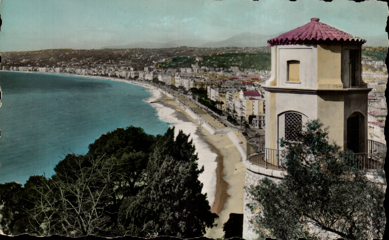 CPA Nice Seen from of the castle