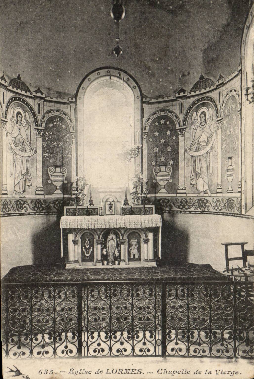 CPA Church of Lormes Vault of the virgin