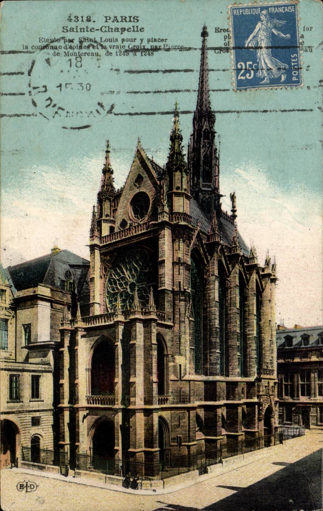 Paris CPA Saint Chapelle 