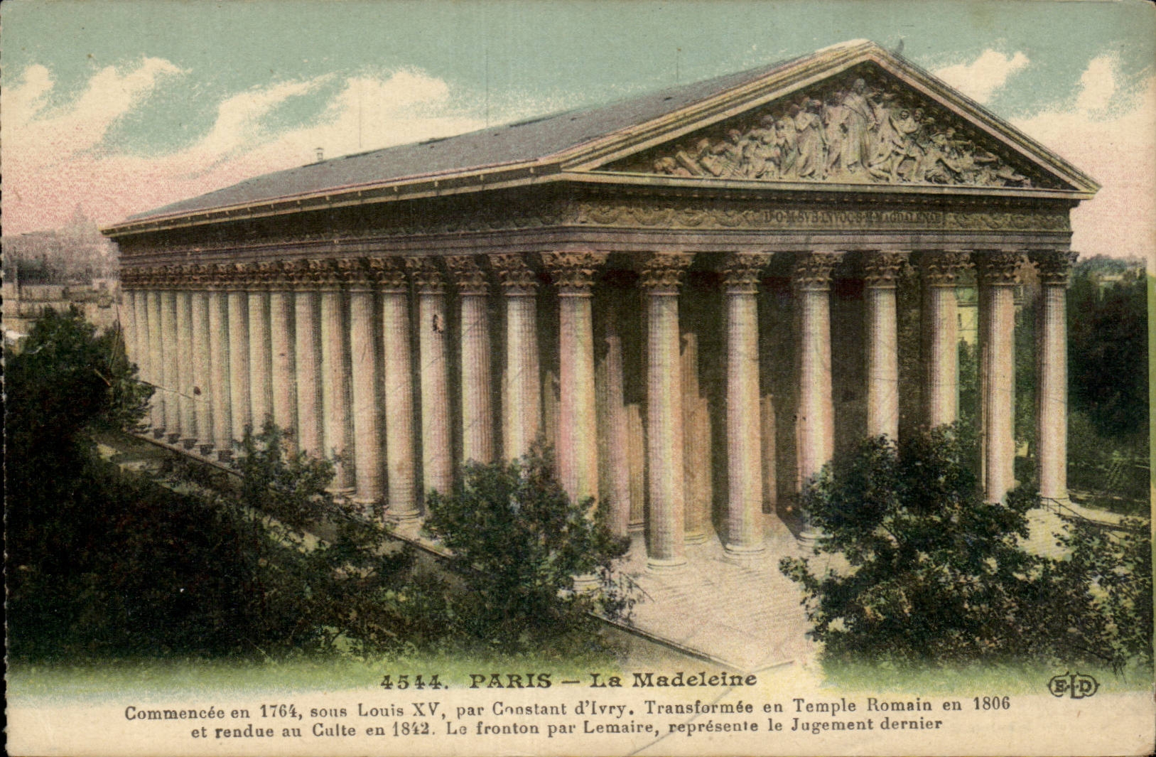 Kirche Paris-CPA des Madeleine