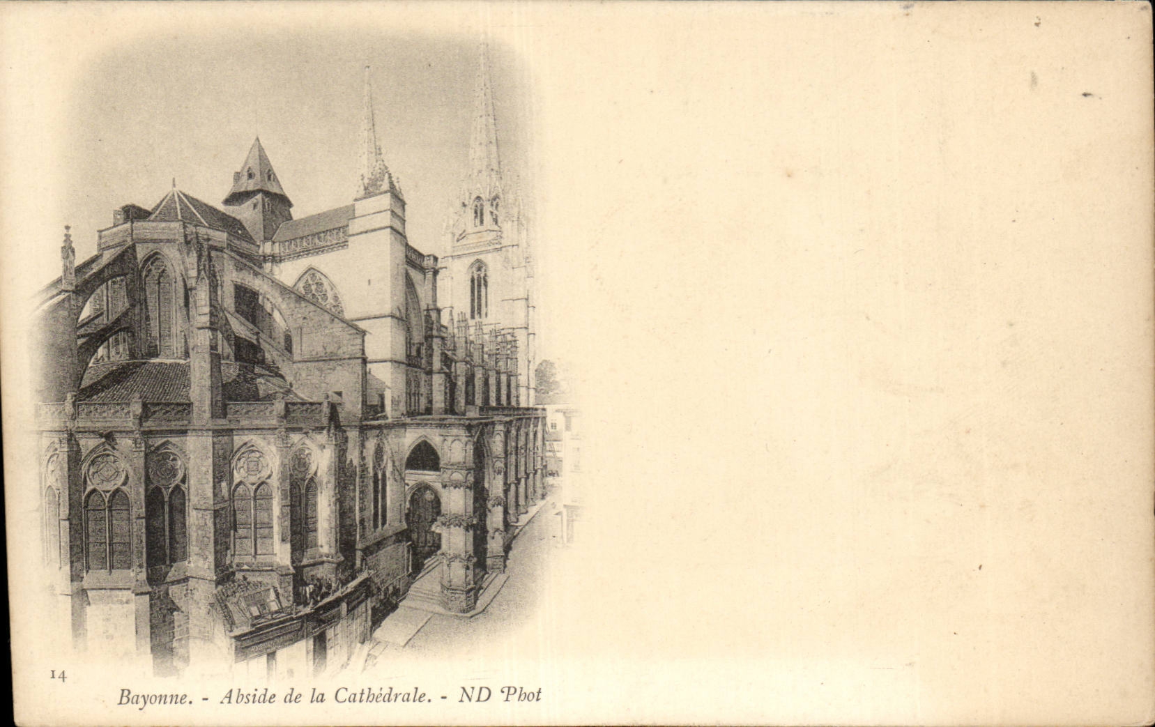 Bayonne CPA Apse of the cathedral