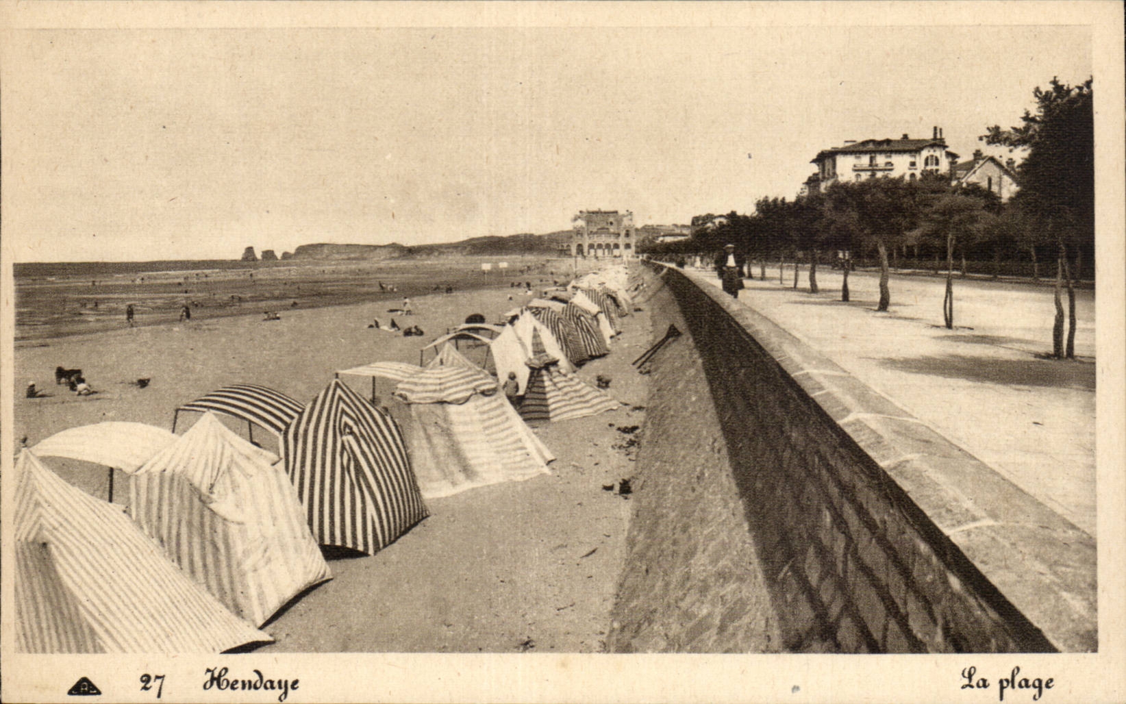 Hendaye CPA the beach
