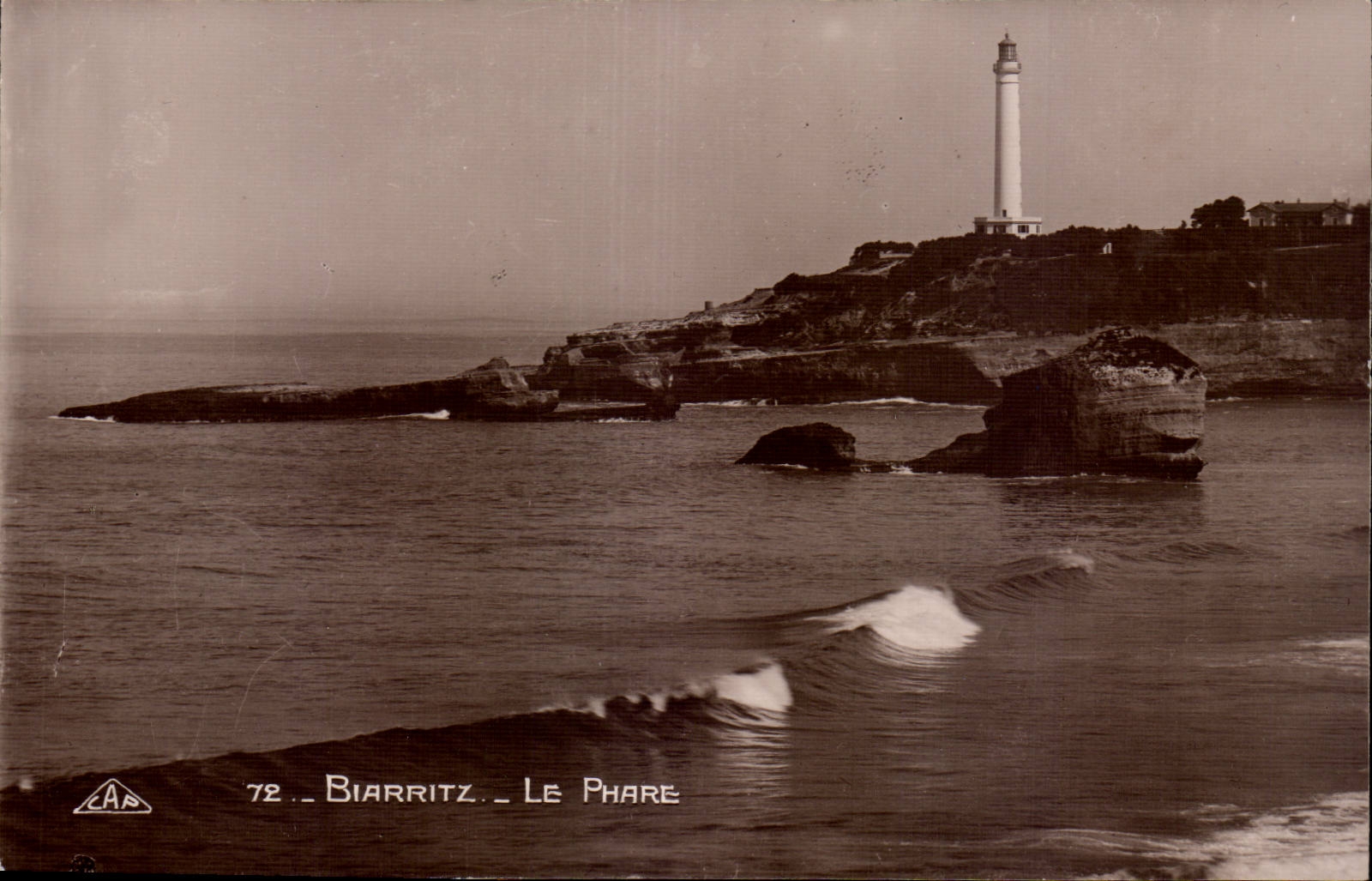 CPA Biarritz Le phare Lighthouse