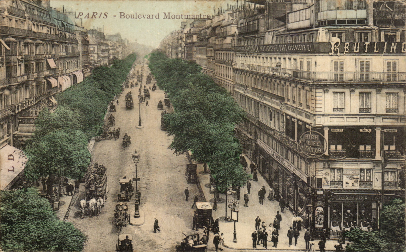 Paris CPA Boulevard montmartre