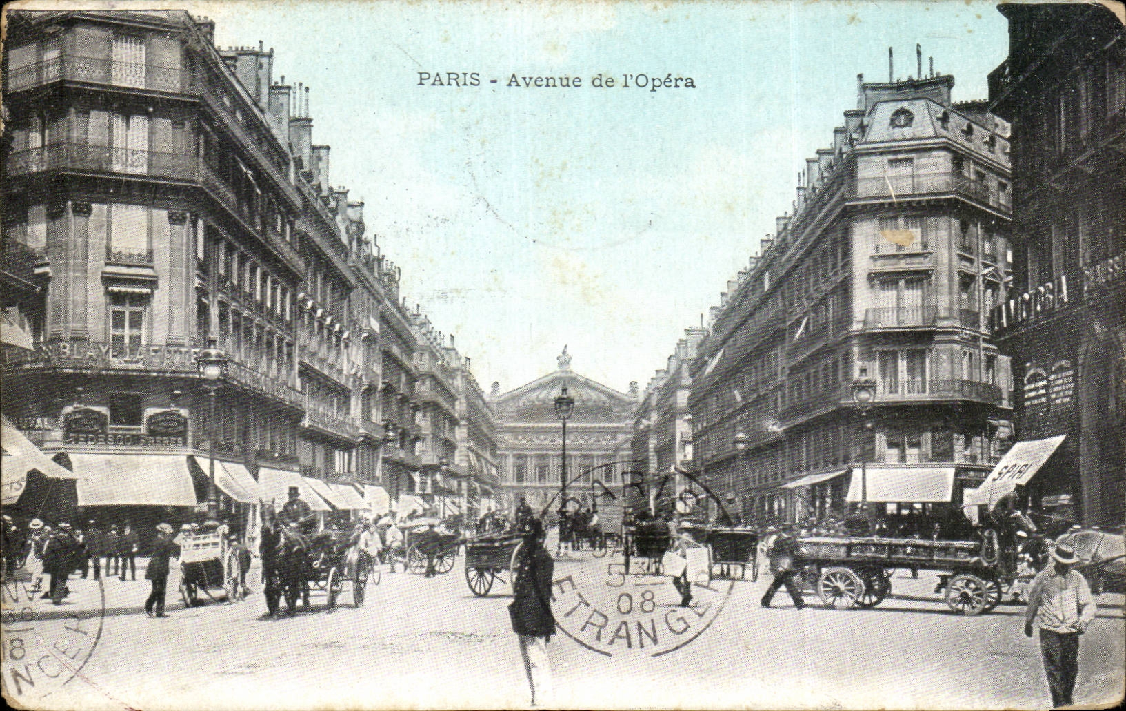 Paris CPA Which occurred of the opera