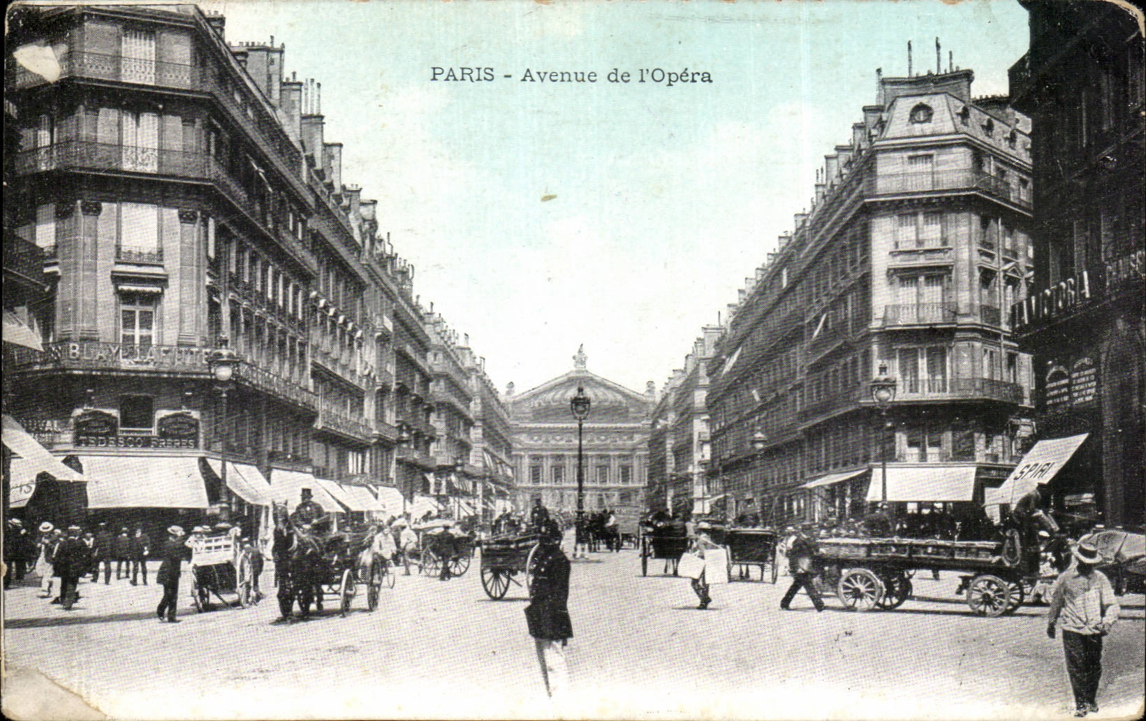 Paris CPA Avenue de l'opera