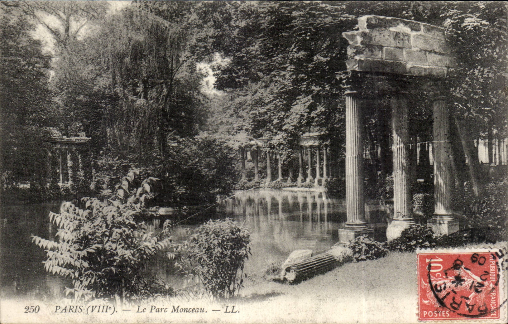 Paris CPA der Park Haufen