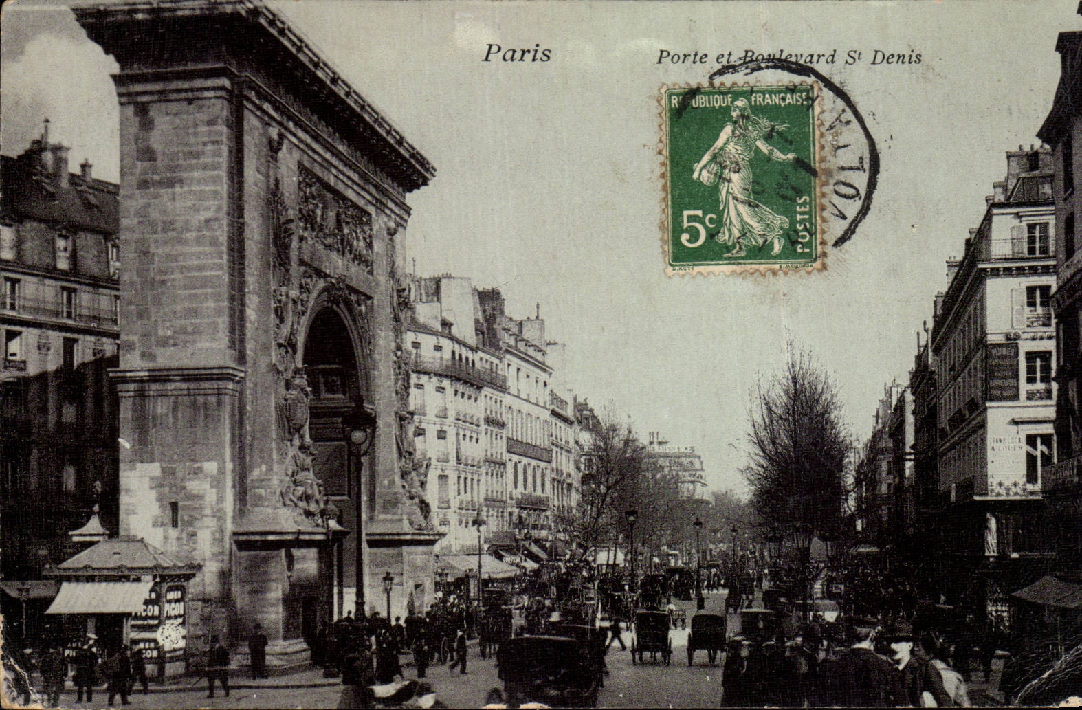 Gatter Paris-CPA und Prachtstrasse Str Denis