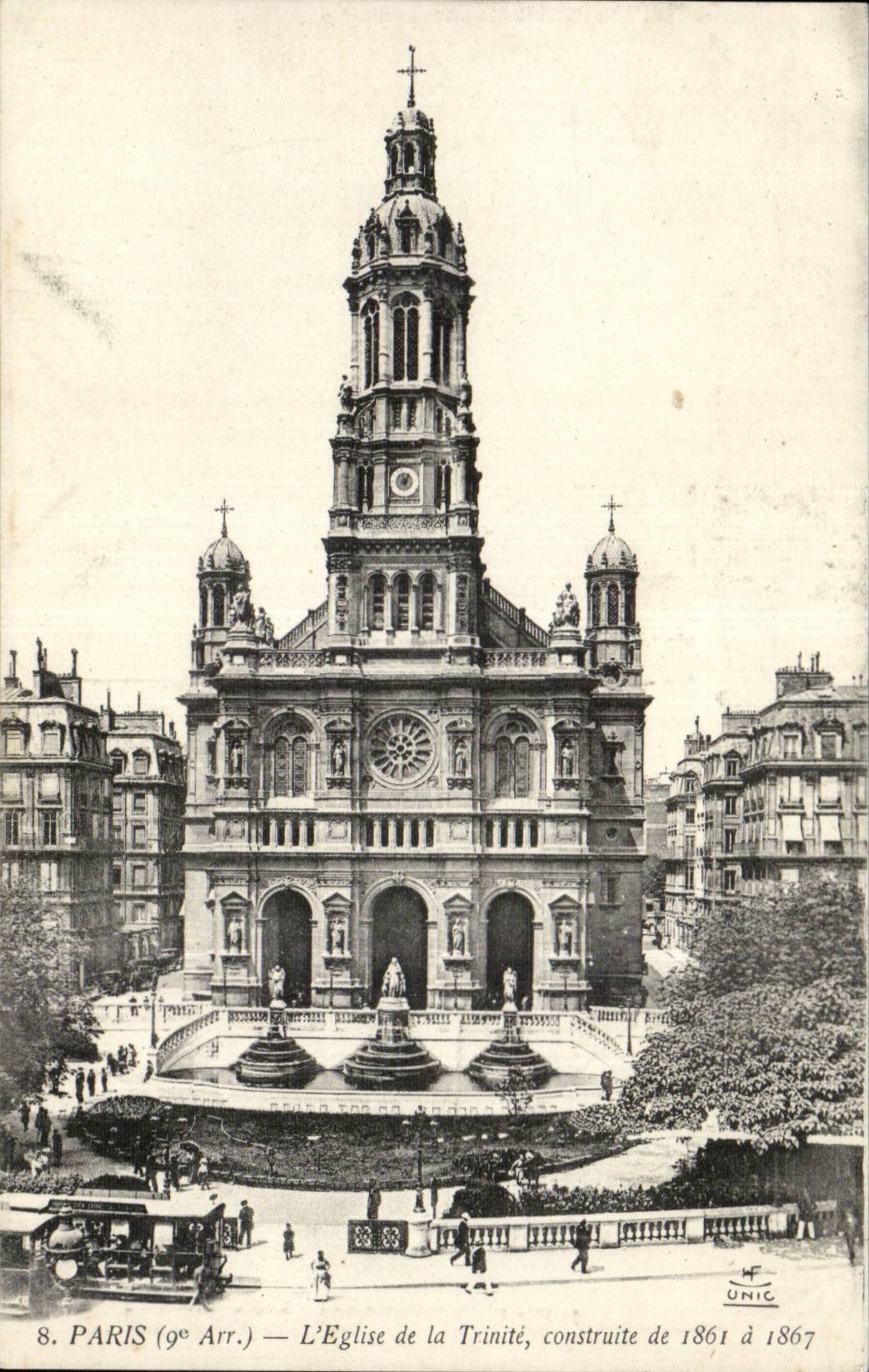 Paris CPA Church of the Trinity