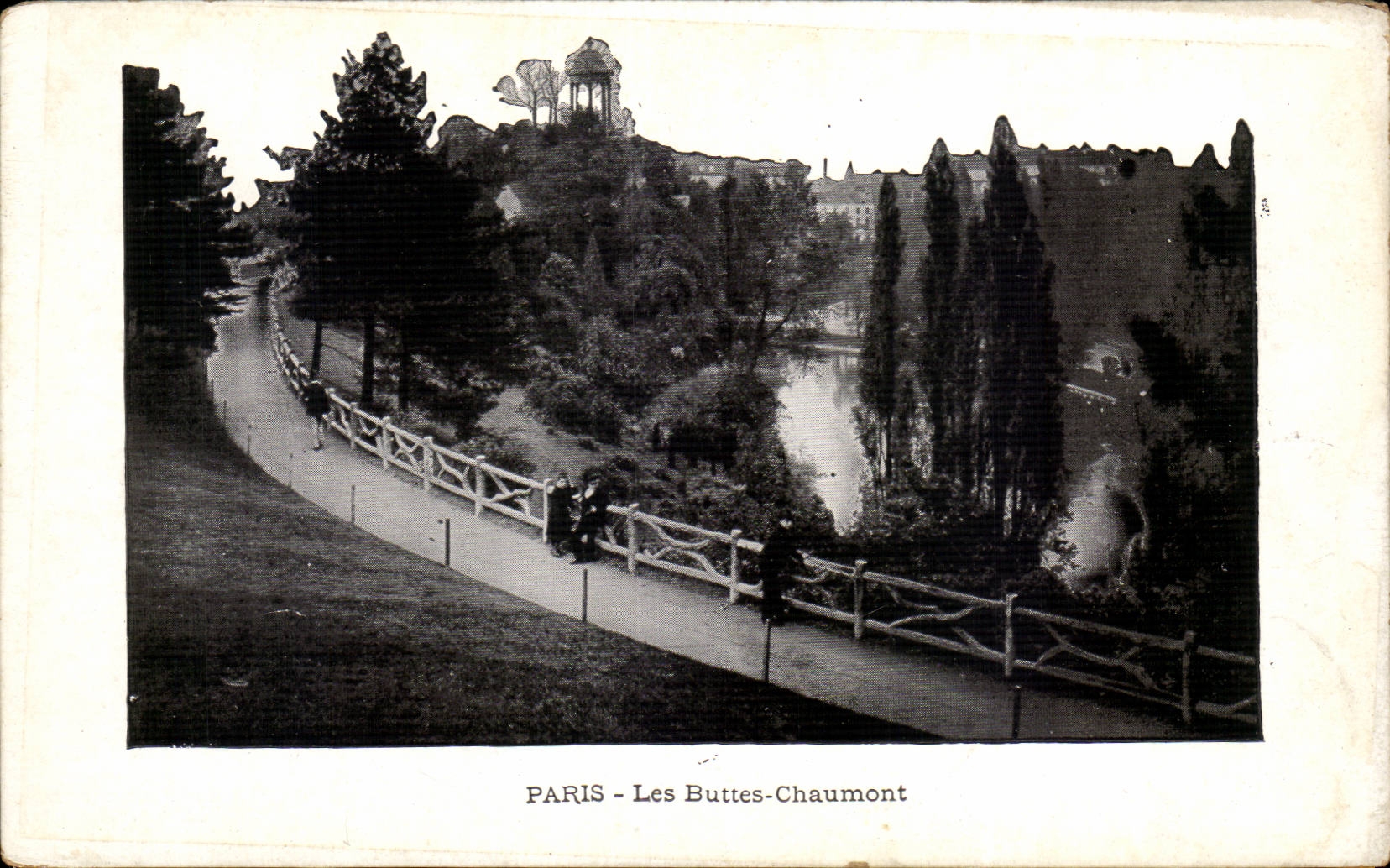 Paris CPA Chaumont Hillocks