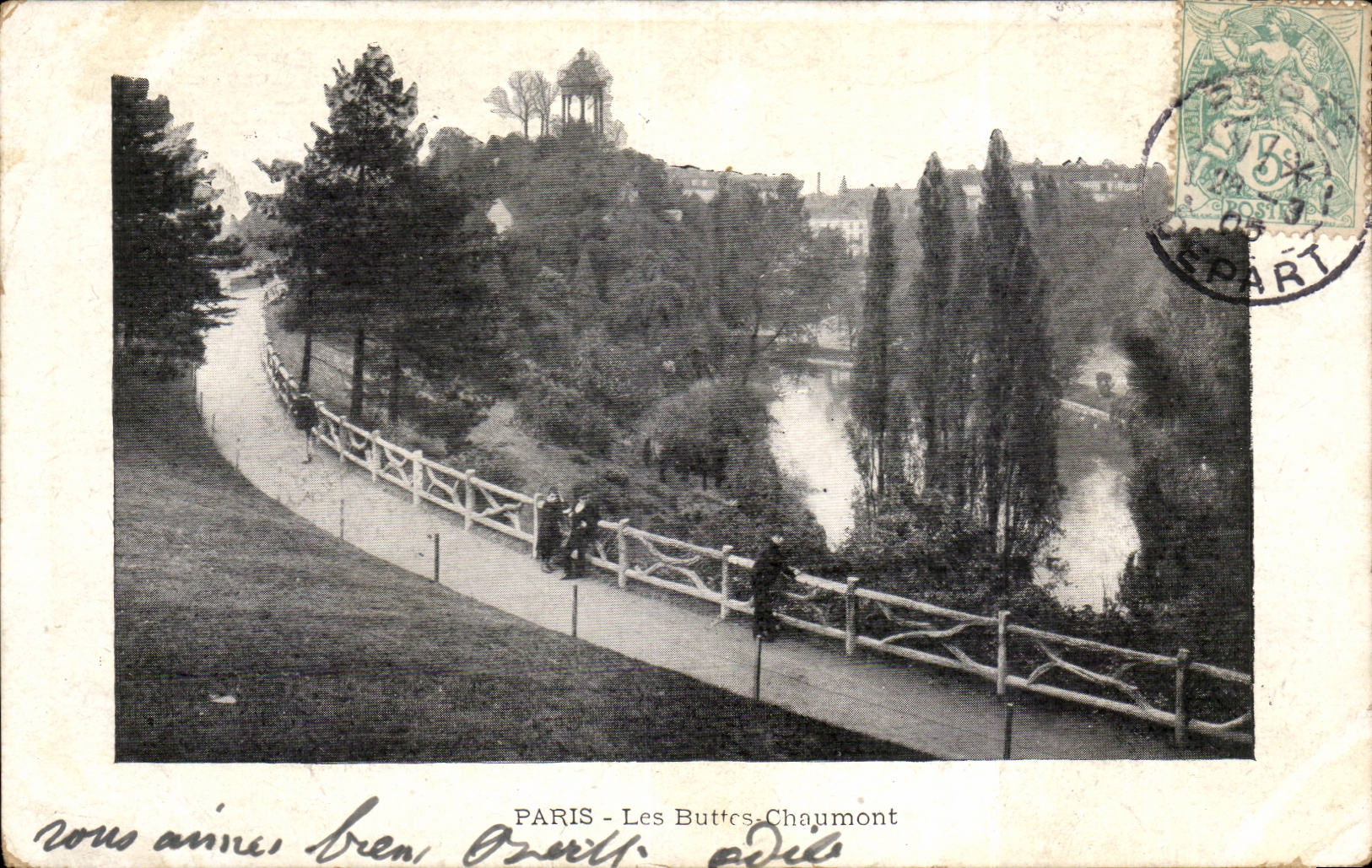 Paris CPA Chaumont Hillocks