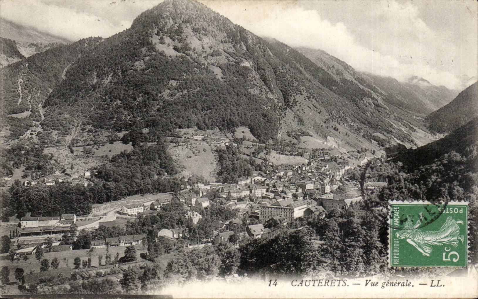 CPA Cauterets Ansicht