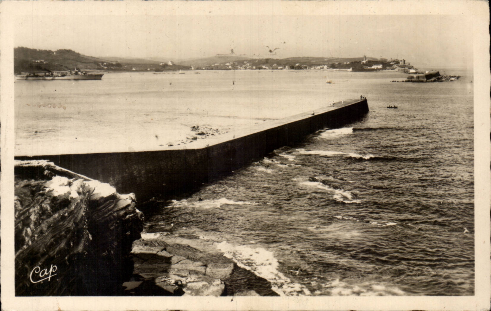 St Jean de luz CPA La rade