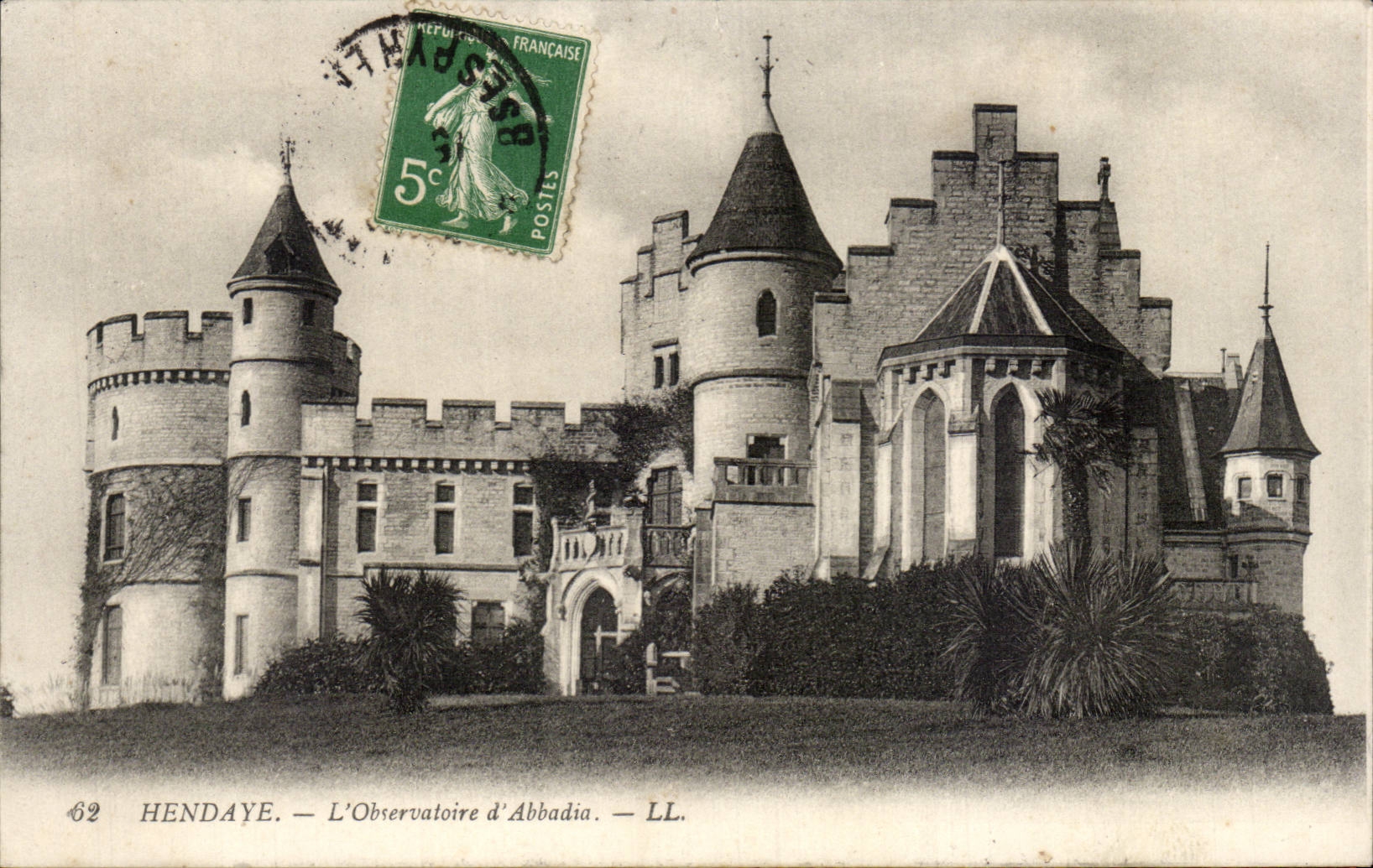 CPA Hendaye the observatory of abbadia